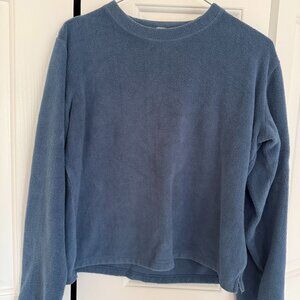 Vintage Horny Toad Women's Blue Fleece Pullover Size Small
